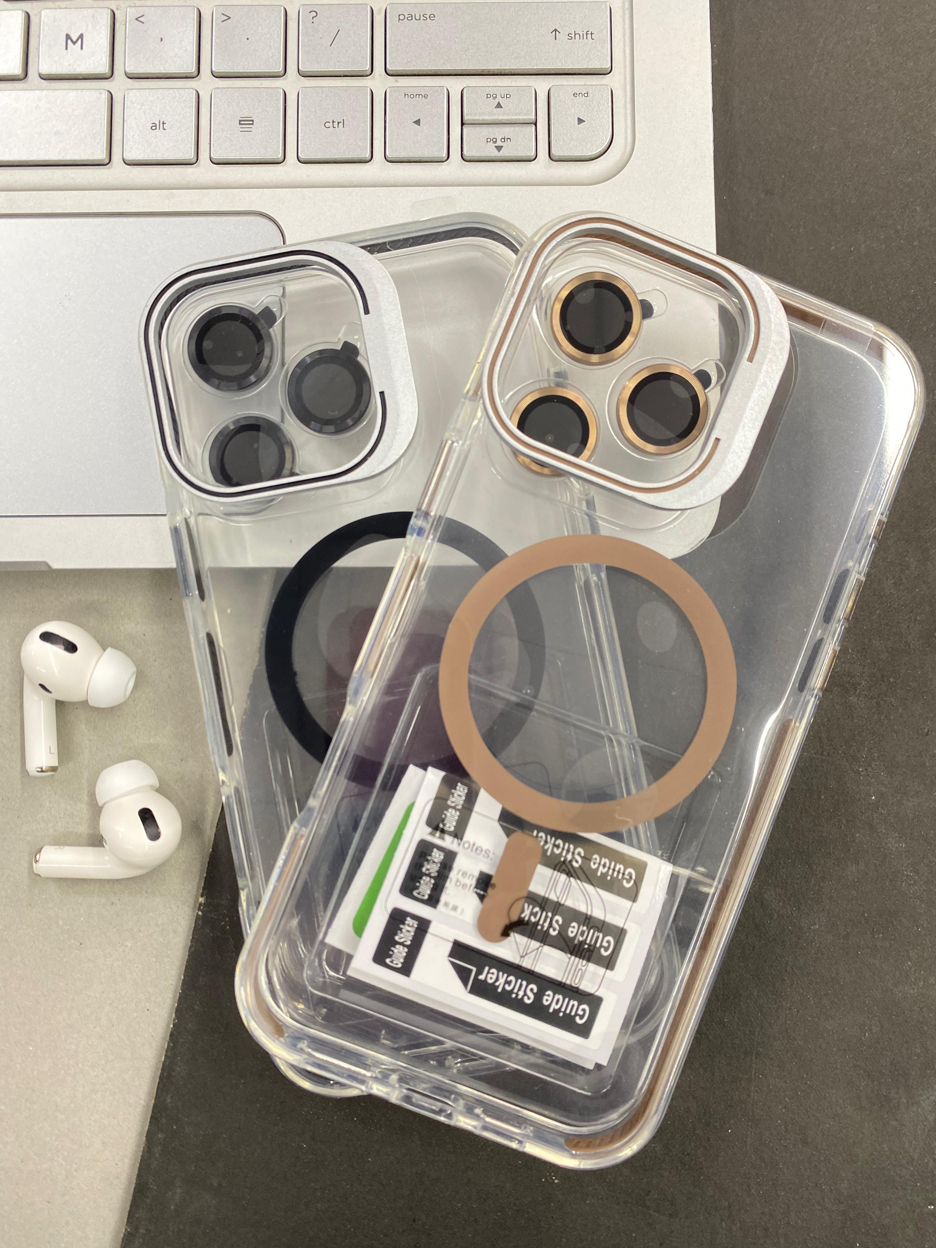 iPhone 16 Pro Max MagSafe Protective Case Set stand with camera